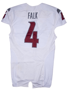 2015-16 Luke Falk Game Used Washington State Cougars Road Jersey